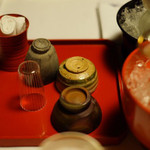 柳生の庄 - お好みのお猪口をどうぞ。