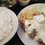 タルタルソースたっぷり