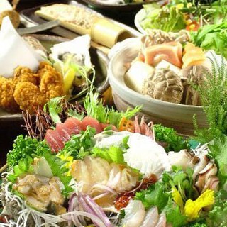 Enjoy fresh seafood delivered directly from Toyosu and chicken delivered directly from the farm!