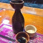 Ajidouraku Benten - 燗酒(大)(840円)