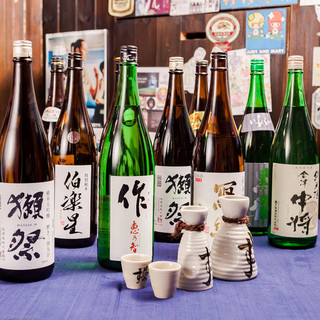 [Sake] More than 25 types of branded sake are available♪