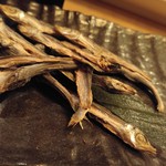 居酒屋　天うま - うるめ丸干し炙り