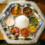 砂の岬 - Chettinad Non Veg Meals  Lunch Course￥３３００