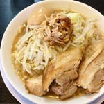 まるぎん二号 - ラーメン小@720、味玉@100