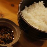 えんや - 自家製三升漬と白飯