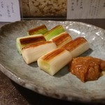 一ノ関特産曲りネギ焼き