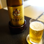 美山荘 - エビスビール