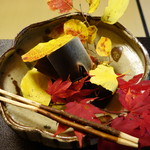 美山荘 - 子持ち鮎の杉板焼き