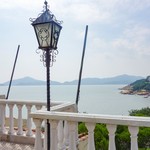 Pousada de Coloane Beach Hotel & Restaurant - 海を見下ろすテラス