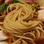 むぎとオリーブ - 麺はこんな感じ。