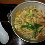 こまどりうどん - もつ煮込みうどん　￥700