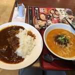 Resutoran Shirokujichuu - 担々麺とビーフカレー