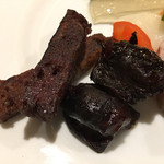 ワインレストラン ドミナス - コンビーフスティックと砂肝のコンフィ