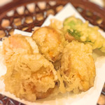 旬酒和食 芳べえ - あん肝の天ぷら（これは初めてで絶品）
