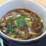茶のま - きのこ汁