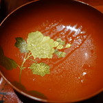 草喰 なかひがし - 椀の蓋の裏