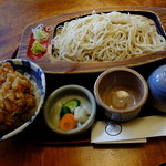 手打そば 砂場 - “せいろそば(大盛りサービス期間中)”
                                “かき揚げ丼”