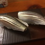 ふく鮨 - 小肌　〆加減食べ比べ