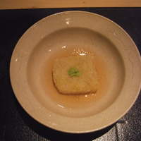 ぎんざ 一二岐 - 揚げ胡麻豆腐