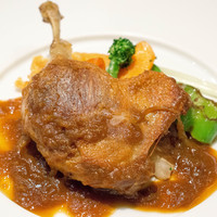 レグリエ - 私のメインはバルバリー鴨のコンフィ。いいお肉でした（≧∇≦）