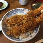 対州庵 - エビ天丼