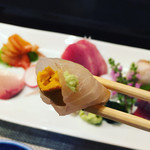 五金 - ウニのヒラメ巻き