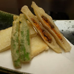 湖里庵 - 鮒寿司、飯の揚げ物