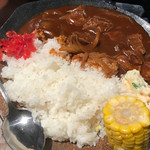 お食事処 炉里庵 - あか牛ハヤシライス