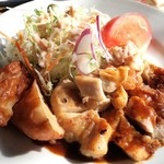 2016.11.18。国産グリルチキンとさつま揚煮のアップ。