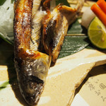 わらやき屋 - 鮎の一夜干し