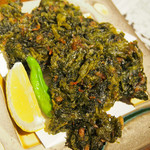 わらやき屋 - 青さのてんぷら