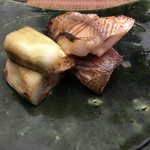 西天満いがらし - かますの照り焼き、焼き茄子