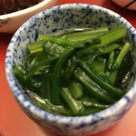 西天満いがらし - 菊菜のおひたし