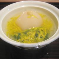 銀座 とよだ - 先付（京都小カブの餡かけ）