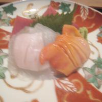 銀座 とよだ - 向附UP（大間赤身、函館産ヒラメ、天草産？赤貝）