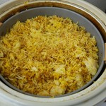 ザイカ・カレーハウス - 保温機いっぱいのビリヤニ。