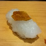 鮨 和さび - 白いか(カラスミ乗せ)