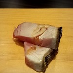 鮨 和さび - めじマグロ(炙り)塩