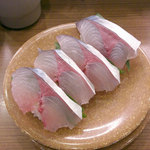 亀正くるくる寿司 - 関サバ