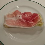 ラミティエ - 前菜：下仁田ネギと生ハム