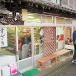 須崎食料品店 - 外観。食料品店です。