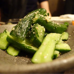 SATOブリアン - 2016/10_塩たたき胡瓜