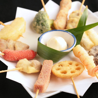 Over 40 types! 【Fried Skewers】≪130 yen per skewer≫