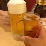 ていね温泉 ほのか - 【2016年08月】カミサンは風呂上がりの一杯(⌒－⌒)