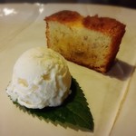 Forget me not  MARMA - ★バナナケーキ＆バニラアイス