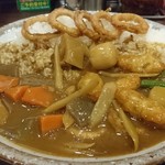 カレーハウス ＣｏＣｏ壱番屋 - 鶏つくねと根菜の和風カレー　プラスいか(201611)