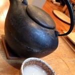 そばの実 一閑人 - 鉄瓶の蕎麦湯はと～ろとろ