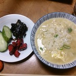 江戸三 - 〆の雑炊とお漬物たち♪