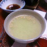 江戸三 - 朝ごはんの茶粥♪