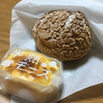 坂斉 - シュークリーム¥190 半熟チーズケーキ¥160